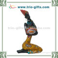 Thinking african female figurines